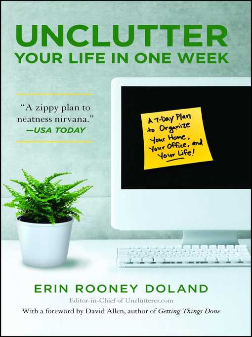 Title details for Unclutter Your Life in One Week by Erin Rooney Doland - Wait list